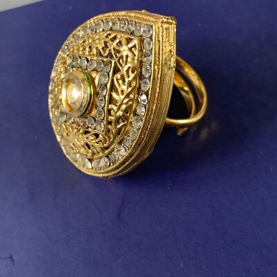 Gold Drop Ring