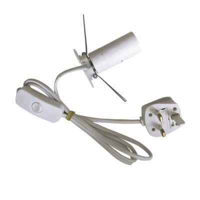Lamp Cable White - Black - White