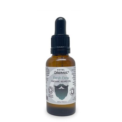 Certified Organic Handmade Beard Oils 30ml Pipette - Fresh Dew