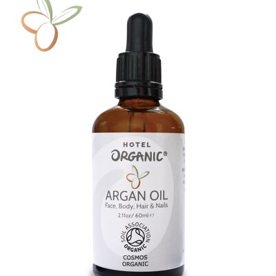 Handmade Moroccan Virgin Certified Organic Argan Oil - 60ml