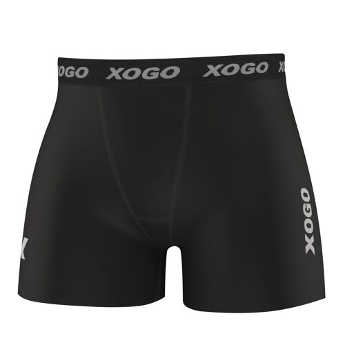 XOGO's COMPRESSION BOXER SHORT BLACK