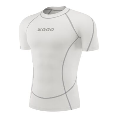 XOGO PERFORMANCE XP100 BASELAYER T-SHIRT MANCHES COURTES - Blanc