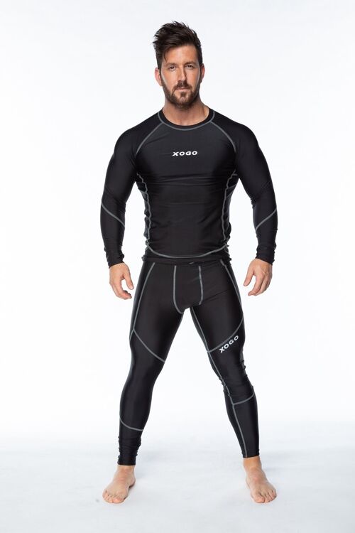 XOGO PERFORMANCE XP500 BASELAYER TOP - Black/Grey