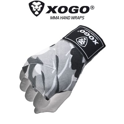XOGO PRO SERIES HAND WRAPS  - Grey Camo