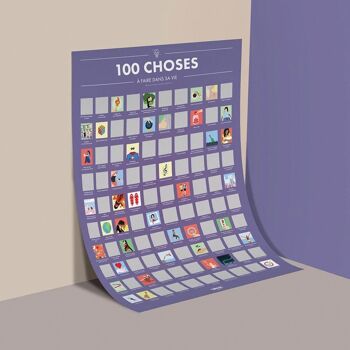 🇫🇷 Poster 100 Choses à Faire dans Sa Vie (Version FR) 7