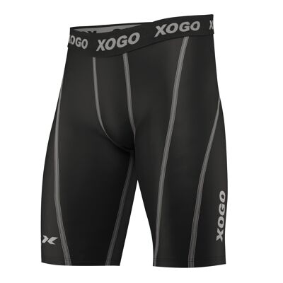 PANTALONES CORTOS ESENCIALES DE COMPRESIÓN XOGO - Negro