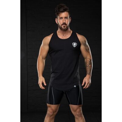 CAMISETA GYM DE XOGO - Negro