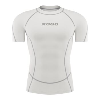 XOGO PERFORMANCE XP100 BASELAYER T-SHIRT MANCHES COURTES - Blanc 2
