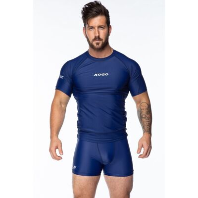 XOGO PERFORMANCE XP100 BASELAYER TOP A MANICHE CORTE - Blu Navy