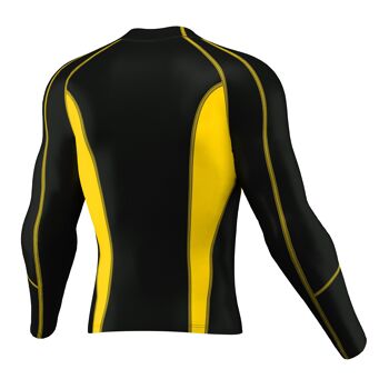 HAUT XOGO PERFORMANCE XP501 BASELAYERS - Noir/Jaune 6