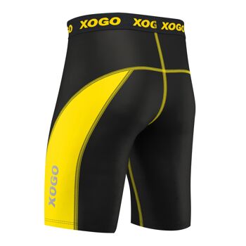 SHORT DE COMPRESSION ESSENTIEL XOGO - Jaune 3