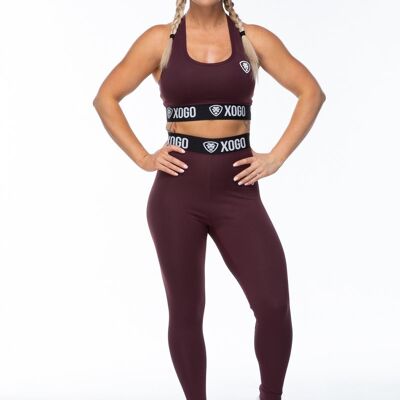 Legging XOGO Active - Bordeaux