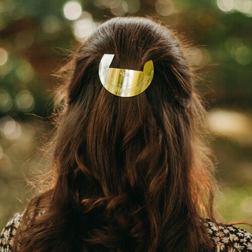 Golden hair clip Inti