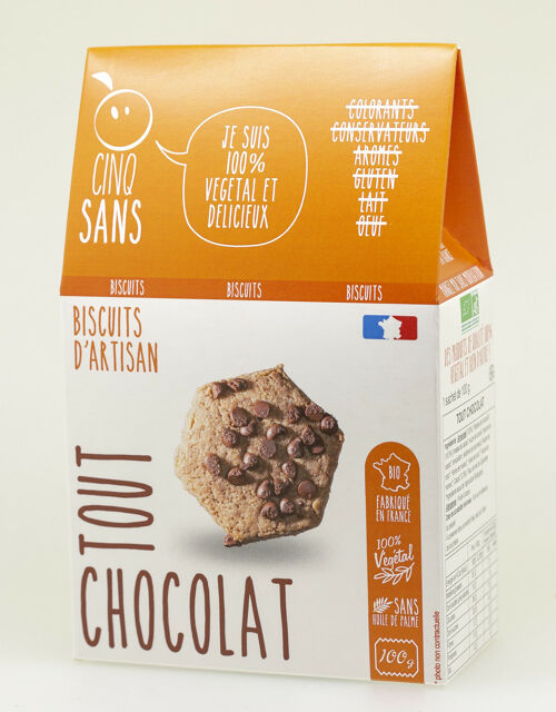 Biscuit tout chocolat 100g