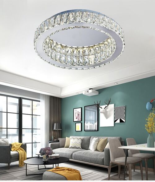 LED Circular Crystal Flush-1615635CM