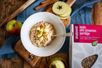 Avoine Porridge Pomme & Cannelle avec Graines 500g (5 x PACK) 2