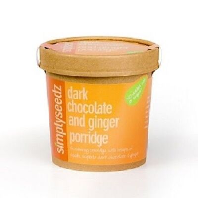 Dark Chocolate & Ginger Porridge Pot 60g (9 x pots)