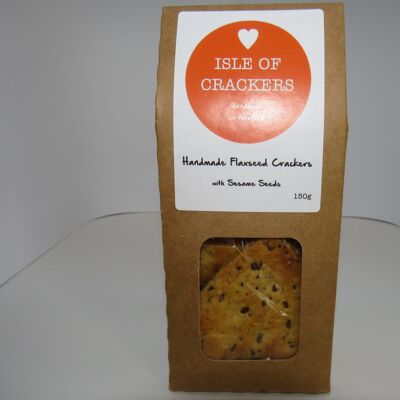 Isle Of Crackers Flaxseed & Sesame 150g