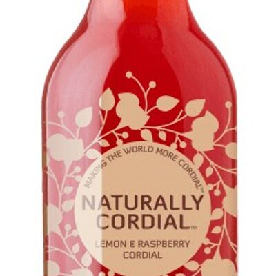 Naturally Cordial Lemon & Raspberry 500ml