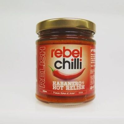 Rebel Chilli Hot Habanero Relish