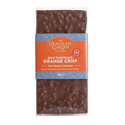Chocolate Garden Milk Chocolate Orange Crisp 100g