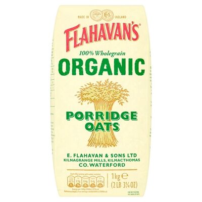 Flahavans Organic Porridge Oats 1kg