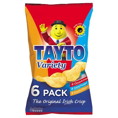 Tayto Assorted 6pk 150g