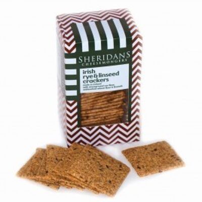 Sheridans Rye & Linseed Crackers 140g