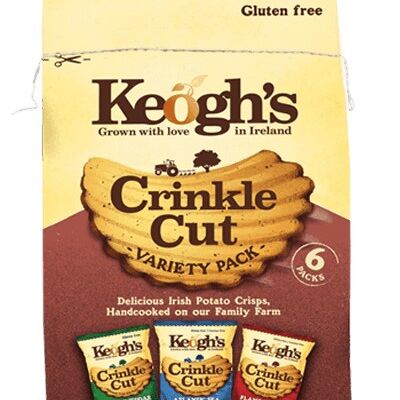 Keoghs Crinkle Cut 6 Pack Variety