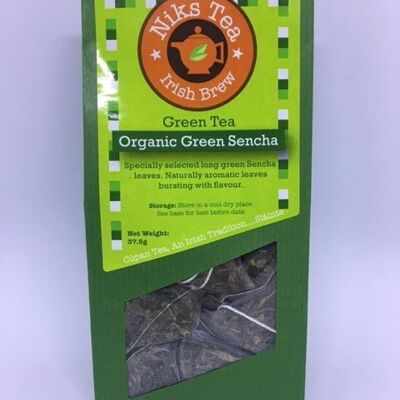 Niks Tea Organic Green Sencha Tea 37.5g