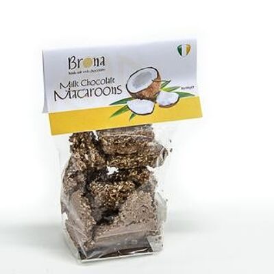 Brona Milk Chocolate Macaroon Pieces 100g