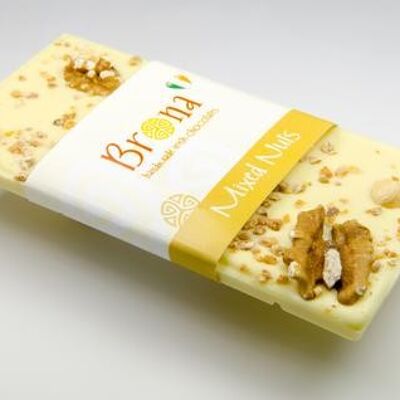 Brona White Chocolate with Nuts 100g