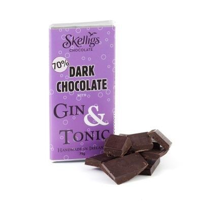 Skelligs Gin & Tonic Dark Chocolate 75g