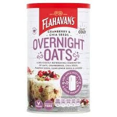 Flahavans Cranberry & Chia Seeds Overnight Oats 500g