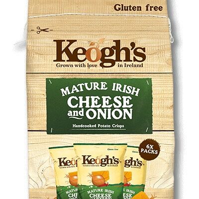 Keoghs Cheese & Onion 6pk