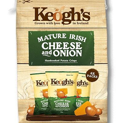 Keoghs Cheese & Onion 6pk