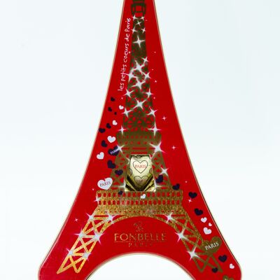 Boite rouge tour eiffel chocolat