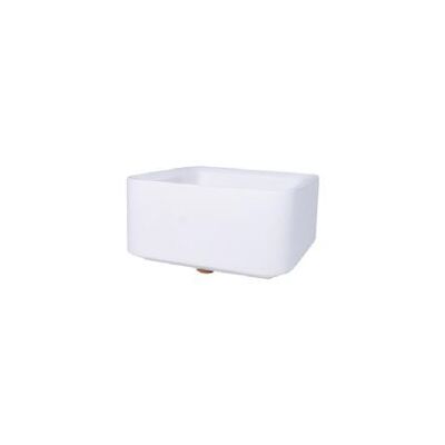 Karin Box con coperchio - Small - Bianco