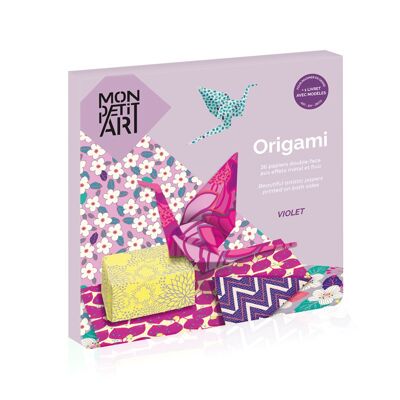 Caja de origami - Morado