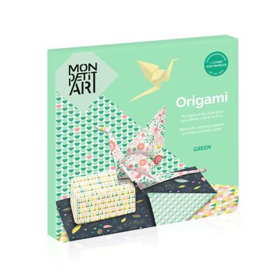 Origami-Box - Grün