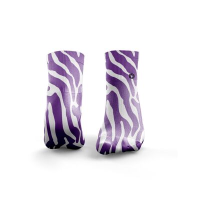 Zebra' - Mens Purple & White