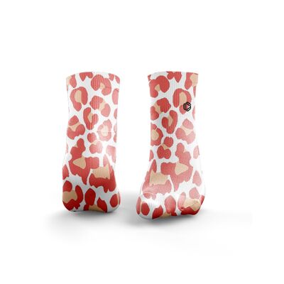 Estampado de leopardo '- Coral para mujer