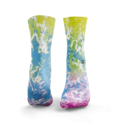 Chaussettes Tie Dye 3.0 - Femmes Arc-en-ciel