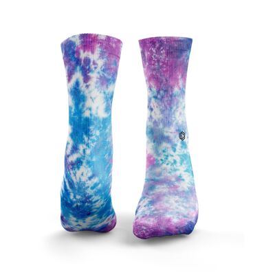 Multi-Colour Tie Dye Socks - Mens Ice Blast