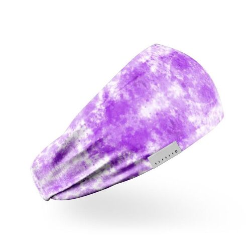 Purple Tie-Dye Headband