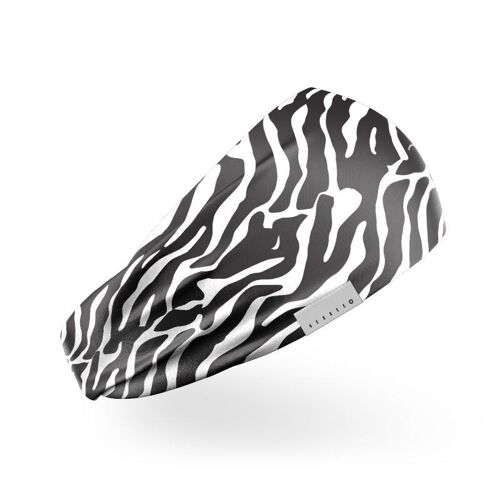 Zebra Print Black & White Headband