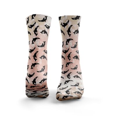 Calcetines Happy Orca - Sunset Tie Dye Mujer
