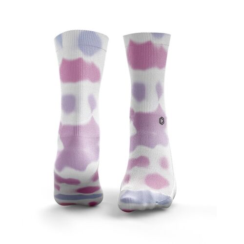 Blotch Dyes - Womens Faded Pink & Blue