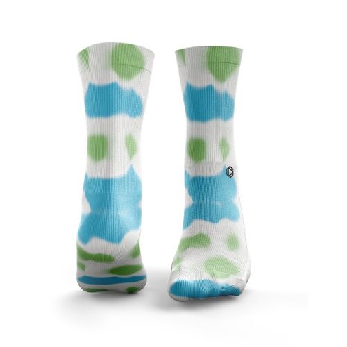 Blotch Dyes - Womens Blue & Green