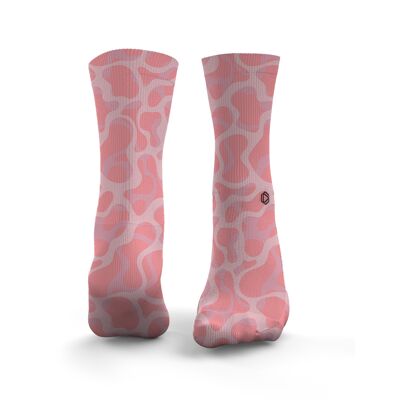 Chaussettes au bord de la piscine - Femme Rose Foncé